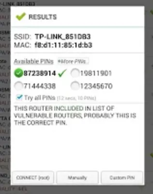 Wifi WPS Plus android App screenshot 2